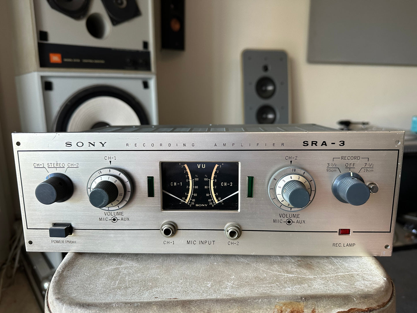 Sony SRA-3 recording amplifier