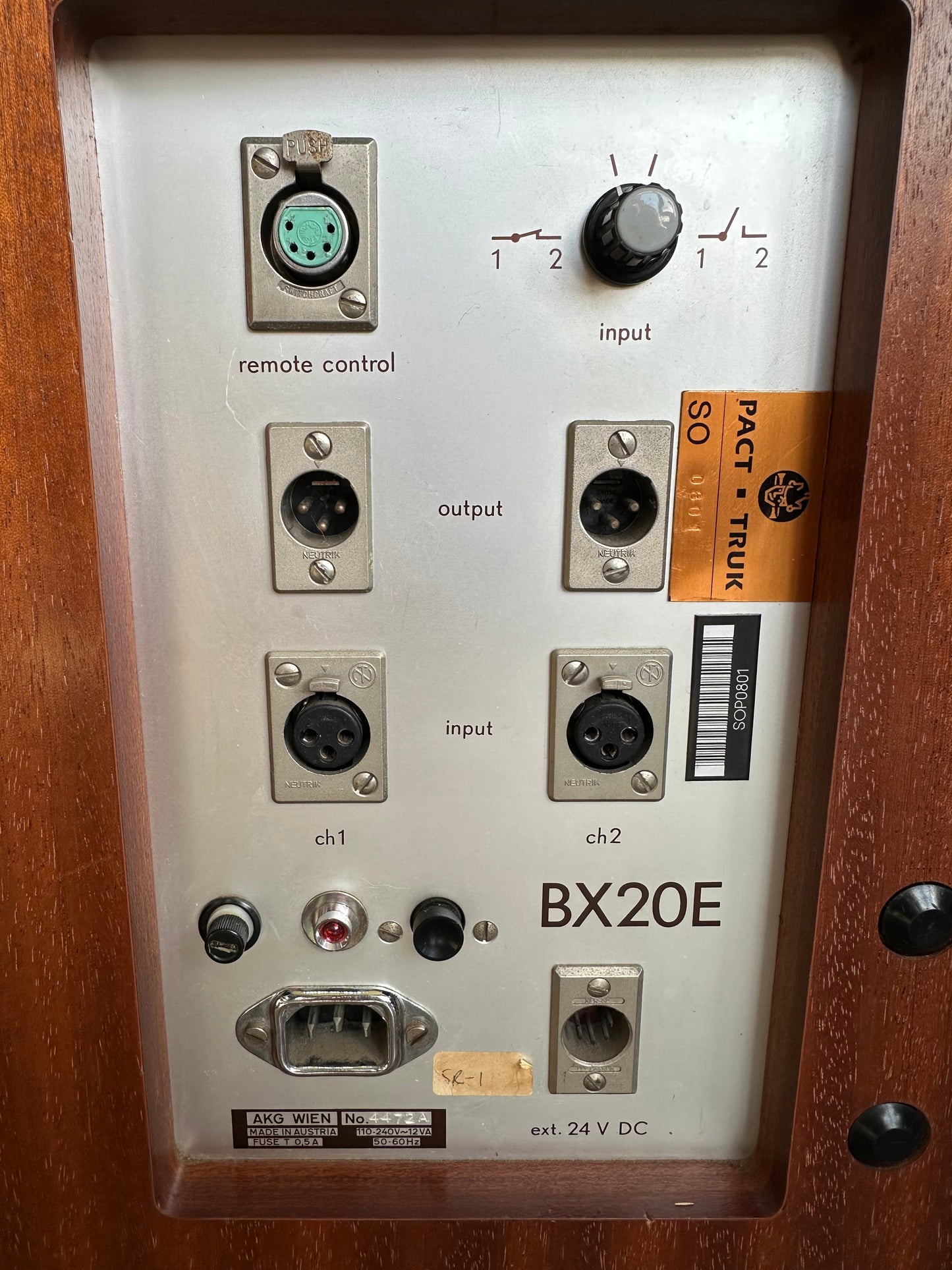AKG BX20E: The Legendary Spring Reverb in Its Own Wooden Cabinet