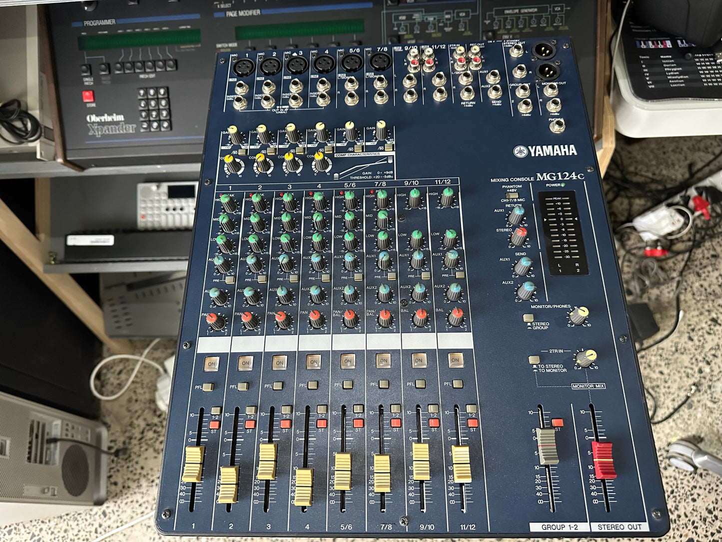 Yamaha MG124C: A Reliable 12-Channel Analog Mixer for Stage and Studio