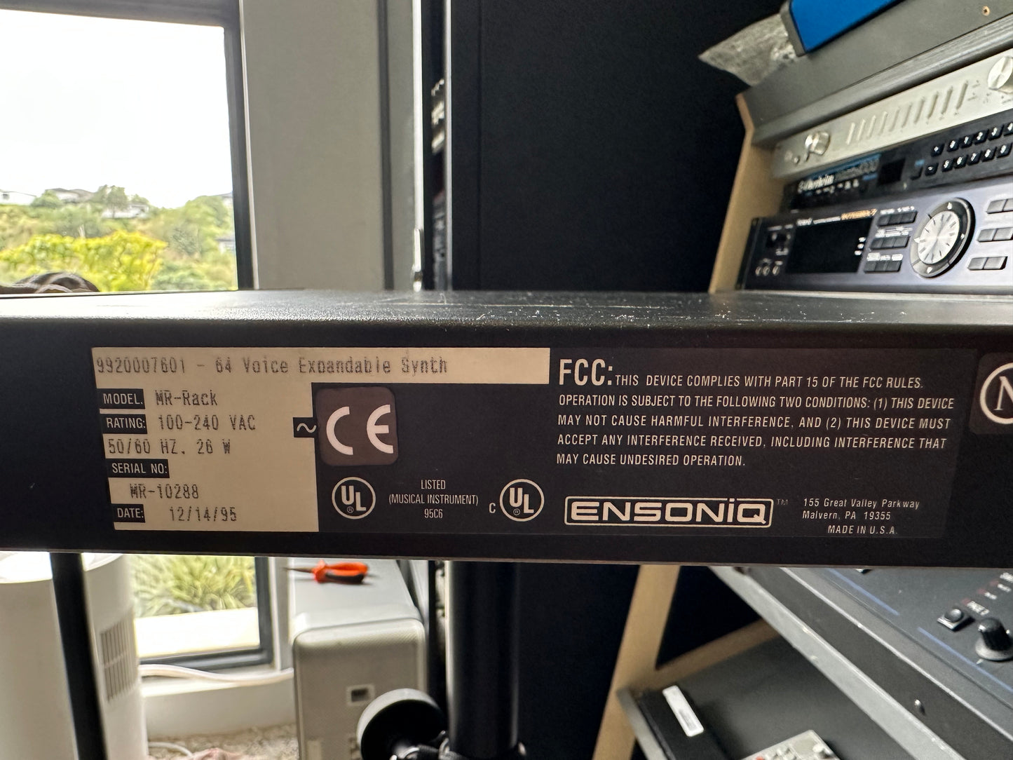 Ensoniq MR-Rack sound module
