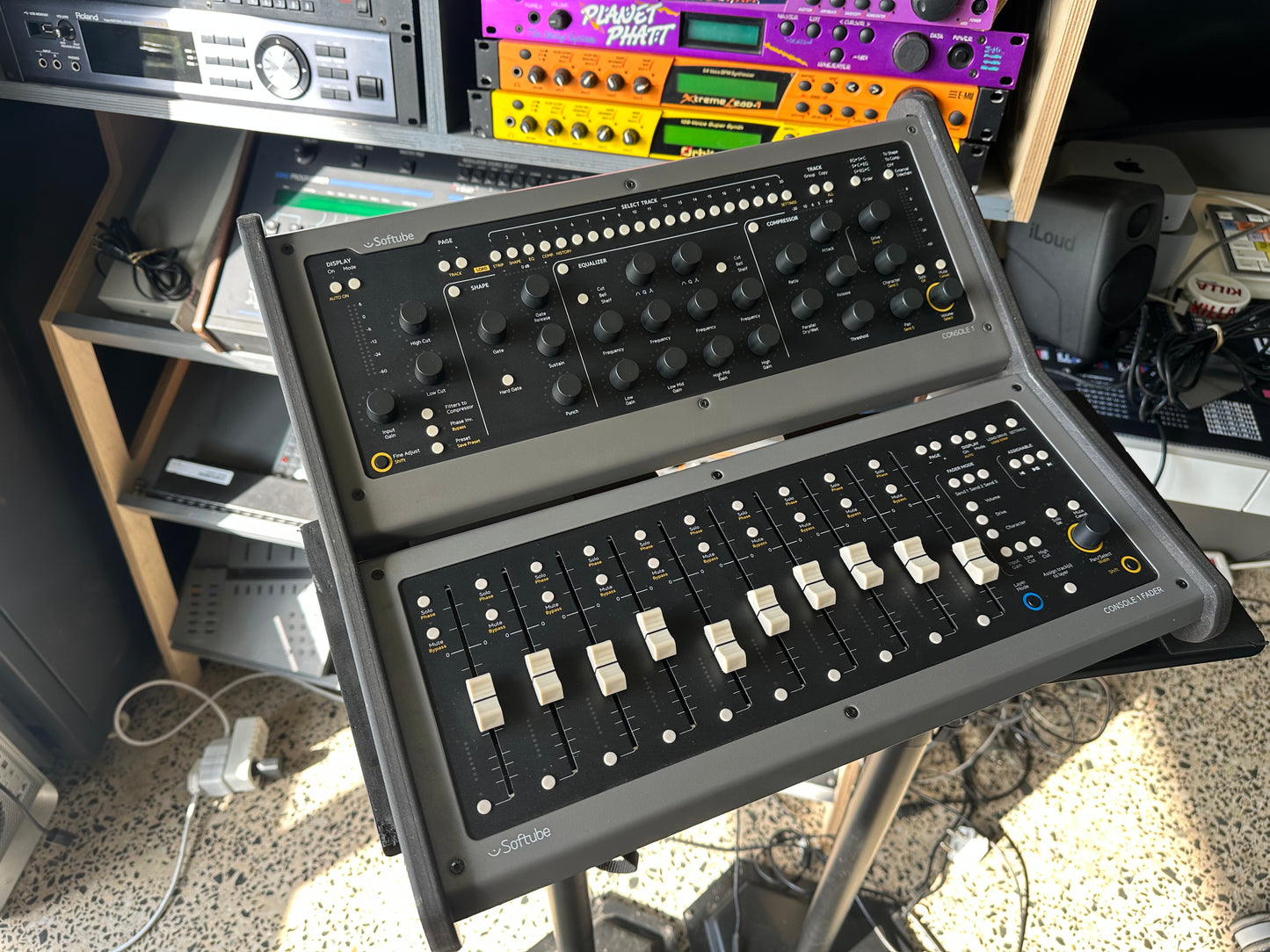 Softube Console 1 and Console 1 Fader mixing system
