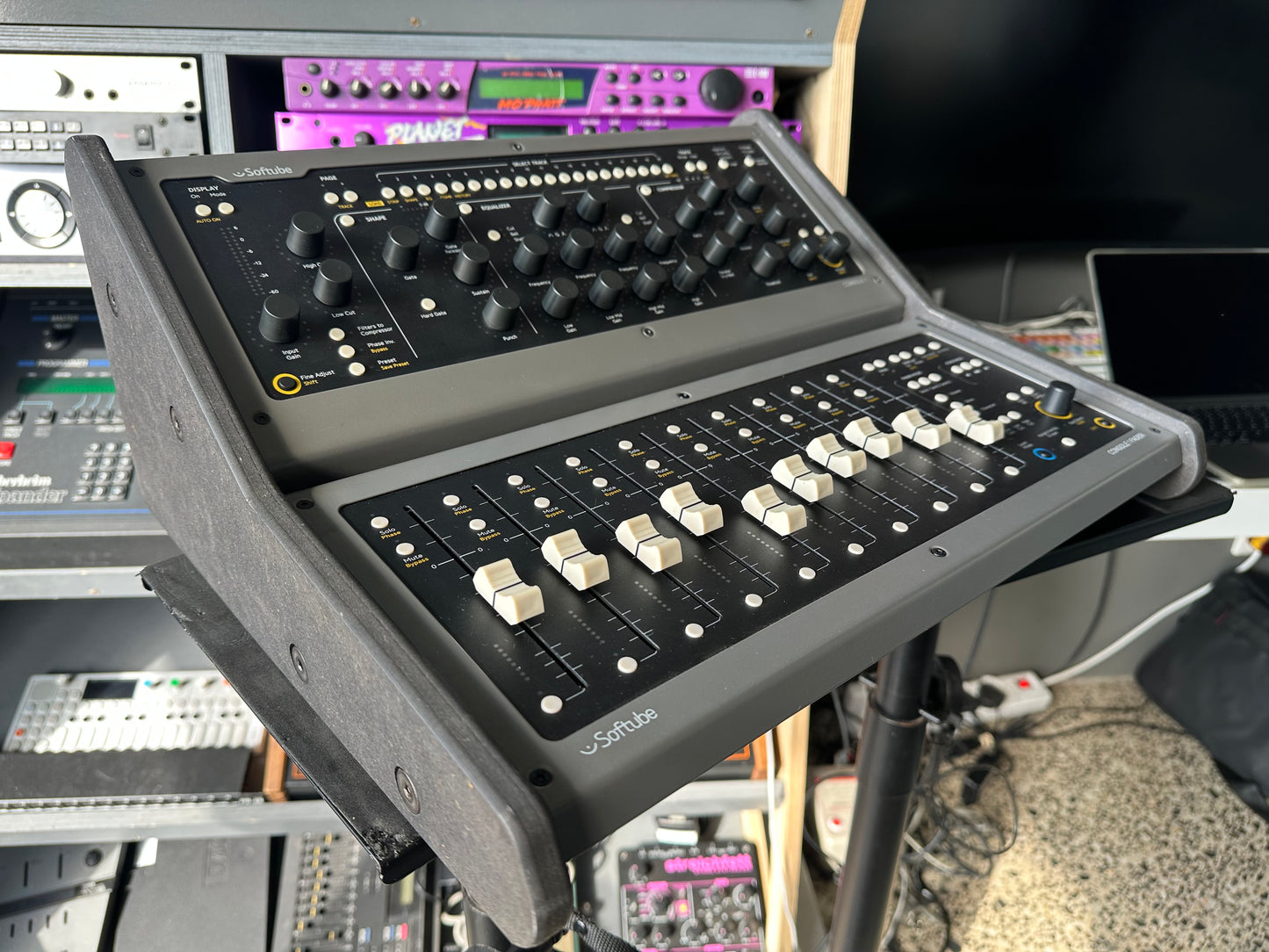 Softube Console 1 and Console 1 Fader mixing system