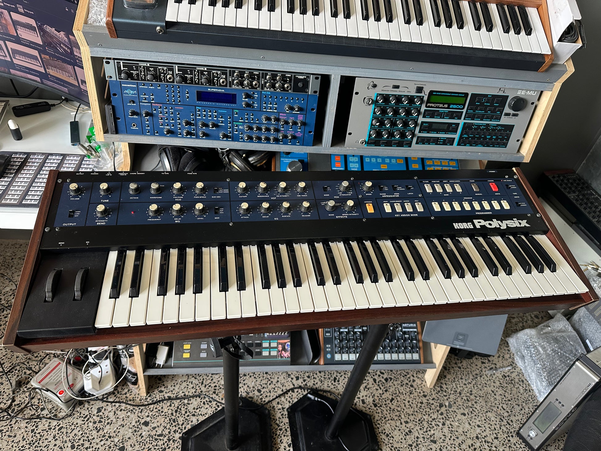 Korg Polysix analog polysynth