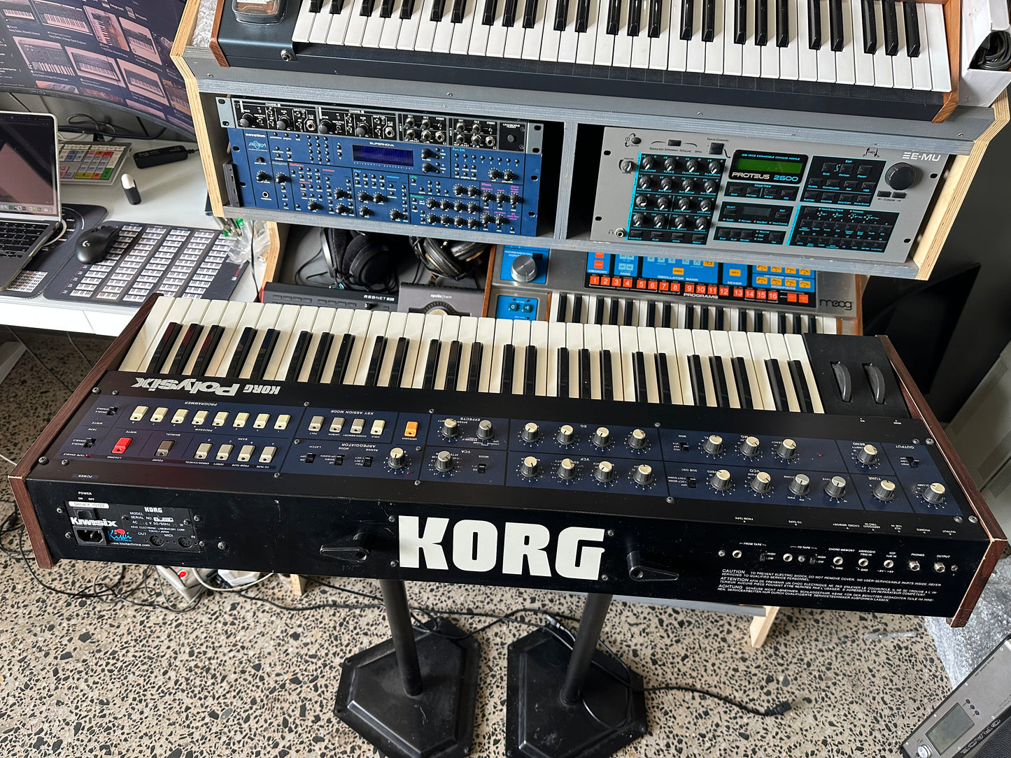 Korg Polysix analog polysynth