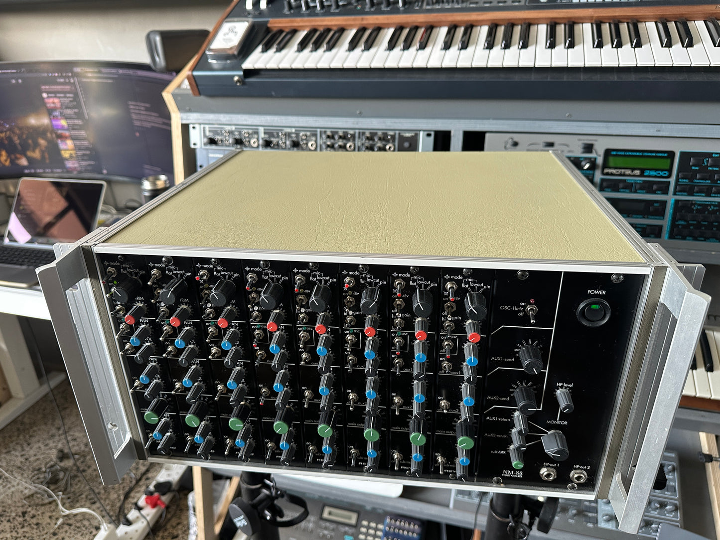 REVAC NM-88 8-channel microphone preamplifier