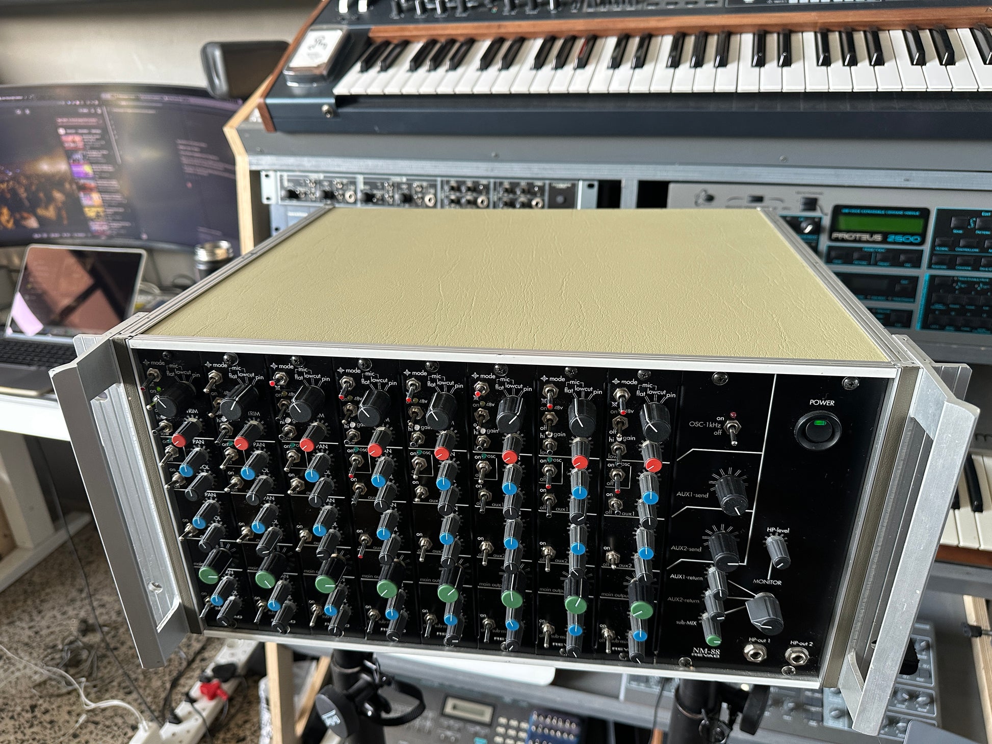 REVAC NM-88 8-channel microphone preamplifier