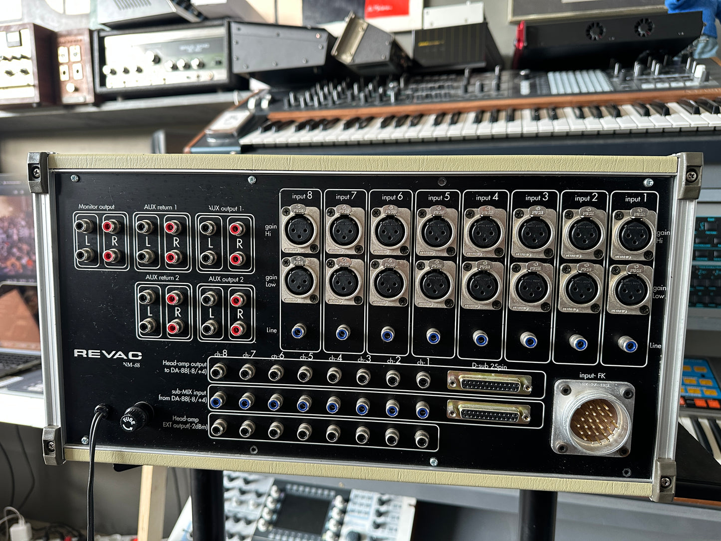 REVAC NM-88 8-channel microphone preamplifier