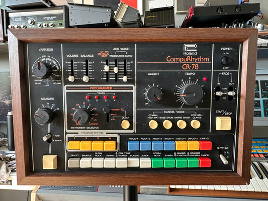 Roland CR-78 CompuRhythm: The Wood-Panelled Grandfather of the 808
