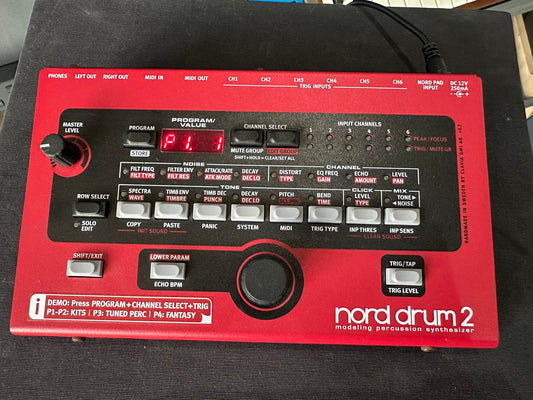 Nord Drum 2: The Little Red Box That Makes Drums Out of Thin Air