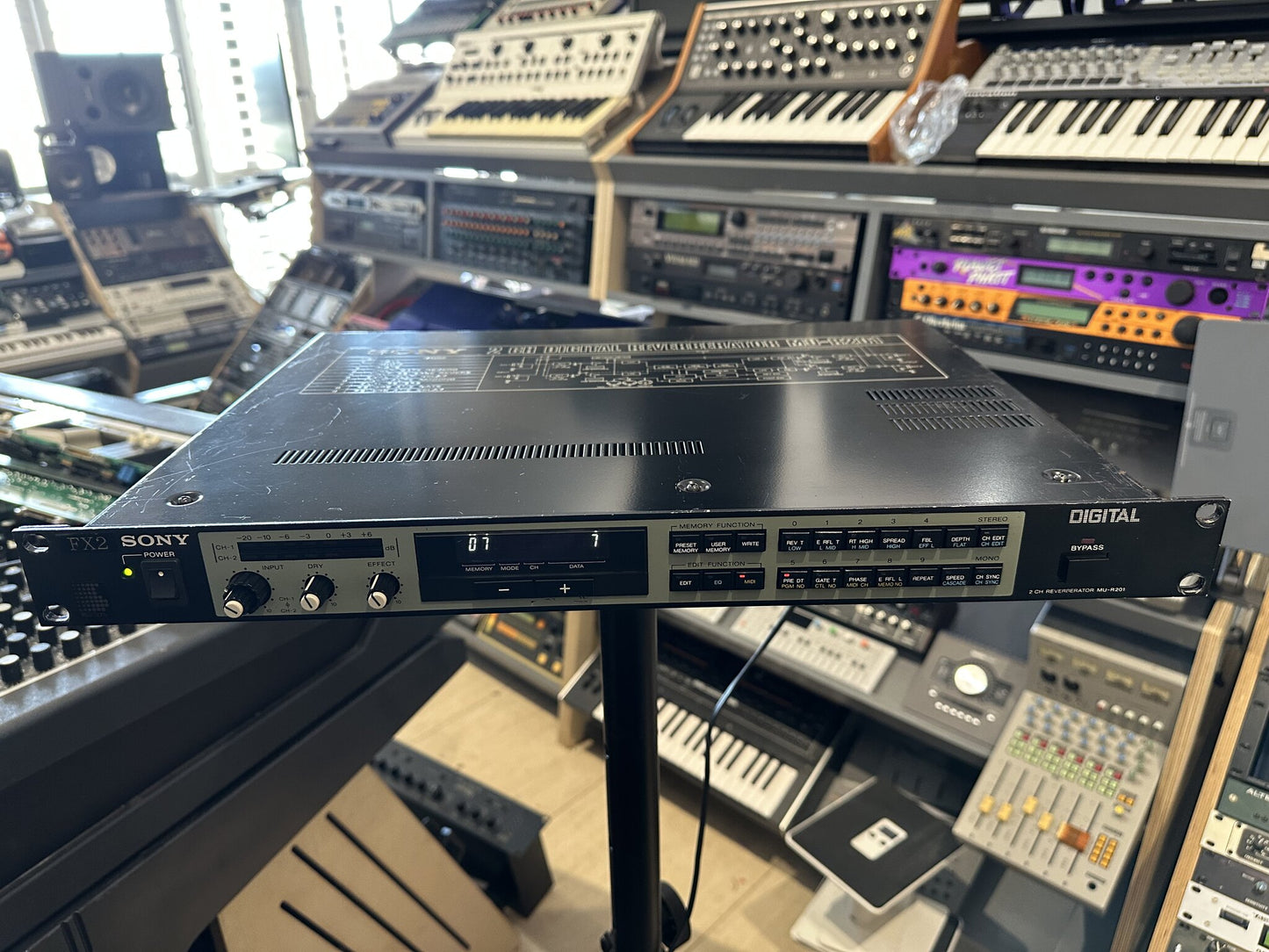Sony MU-R201 digital reverberator