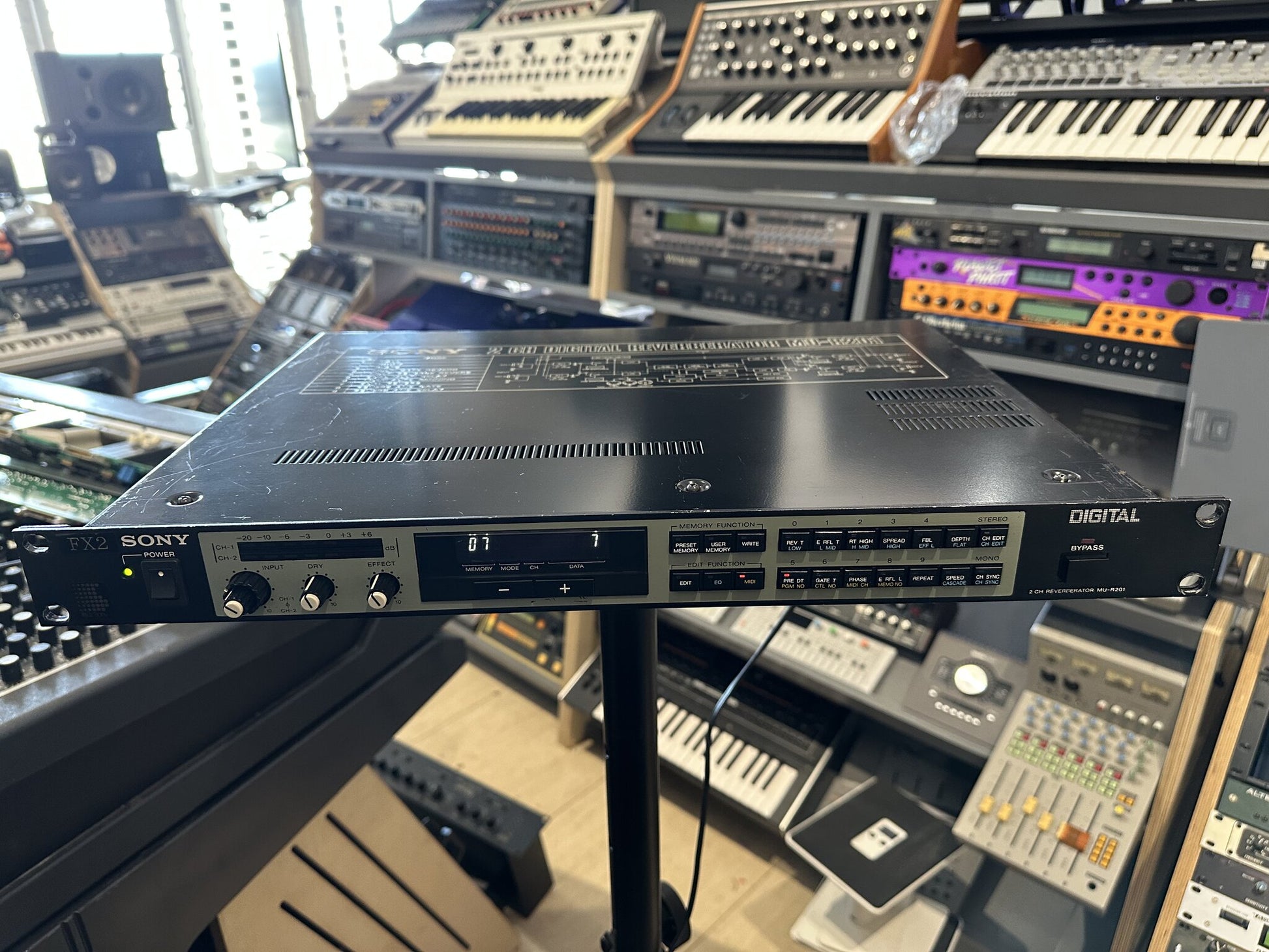Sony MU-R201 digital reverberator