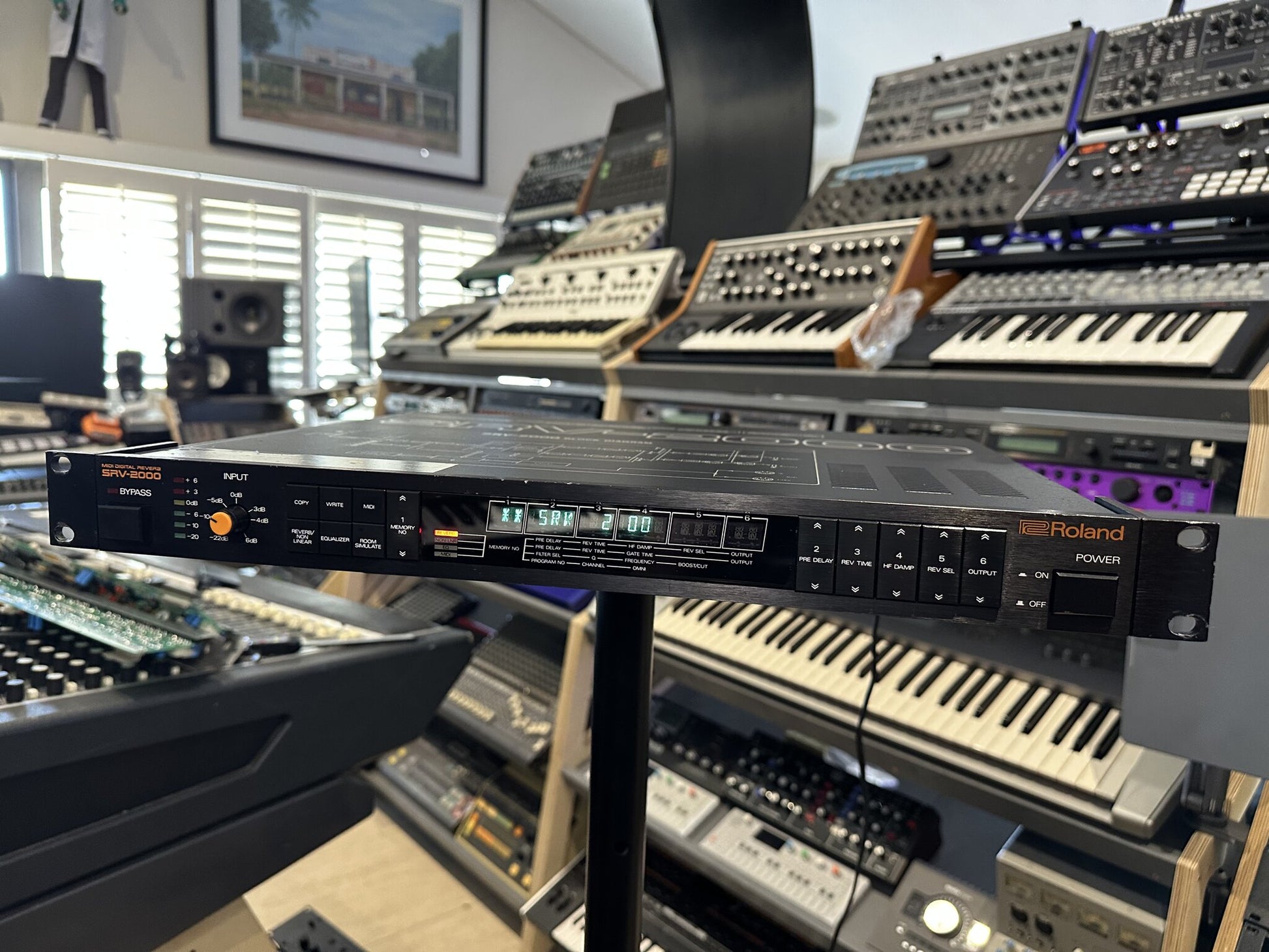 Roland SRV-2000 MIDI digital reverb rack unit