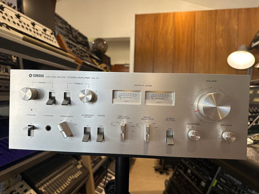 Yamaha CA-X1: A Silver-Era Integrated Amp With Real VU Swagger