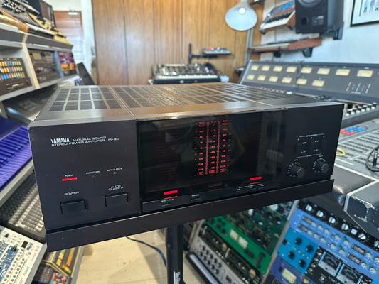 Yamaha M-80: A Muscular Natural-Sound Power Amp With Glowing Meters