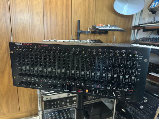Roland M-240R: A 24-Channel Rack Line Mixer for the Overgrown Synth Rig
