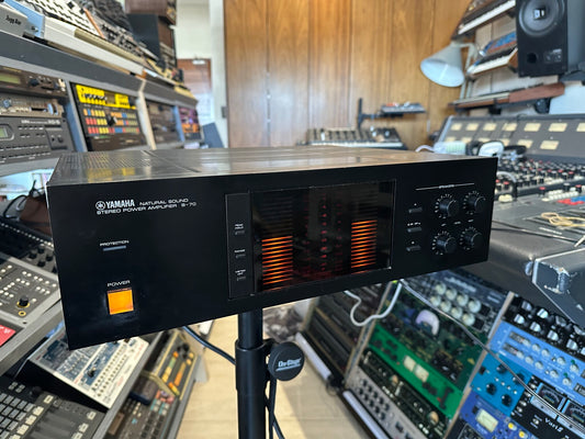 Yamaha B-70: A Black-Era Natural-Sound Power Amp With Glowing Meters