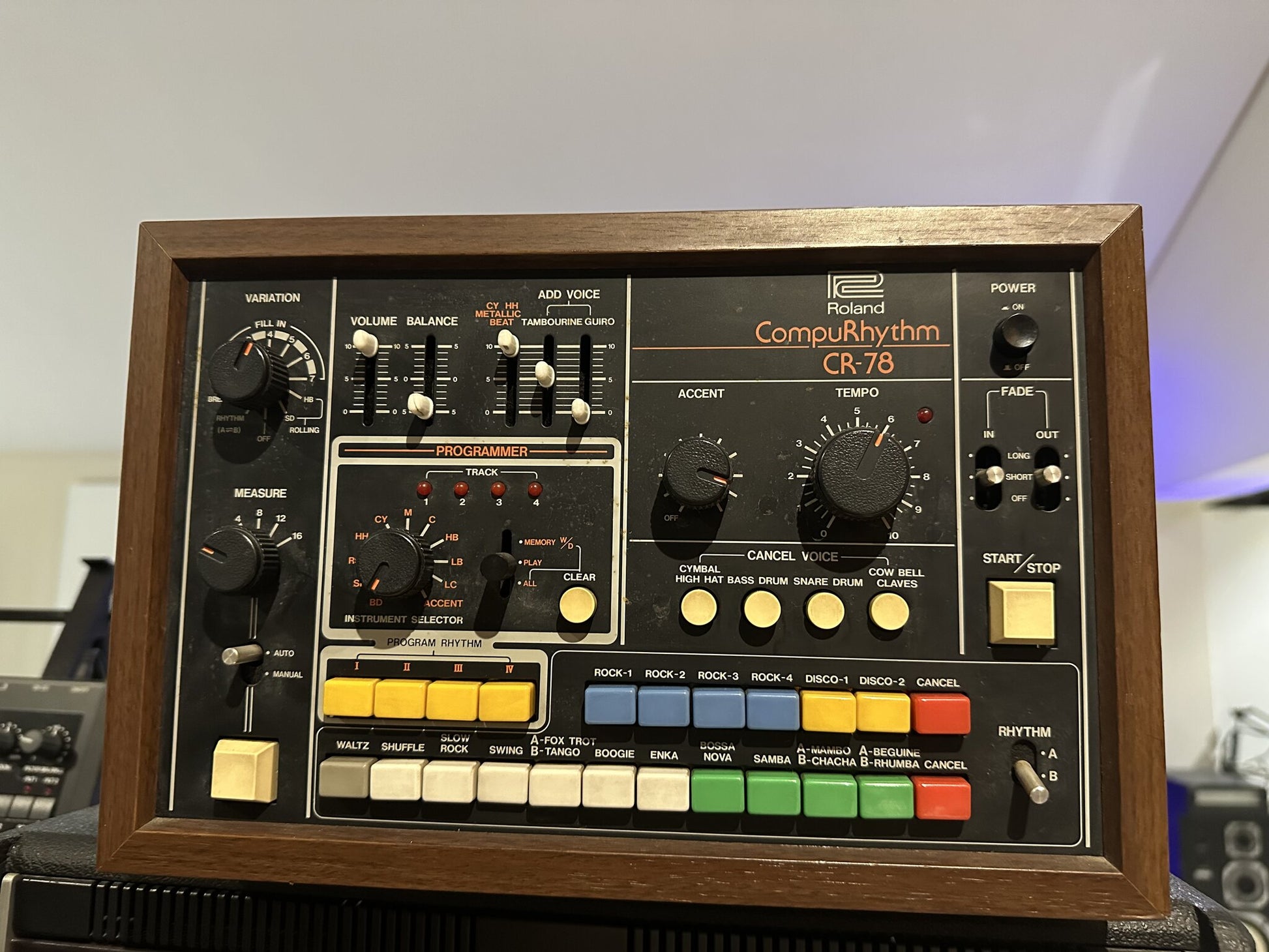 Roland CR-78 CompuRhythm vintage drum machine