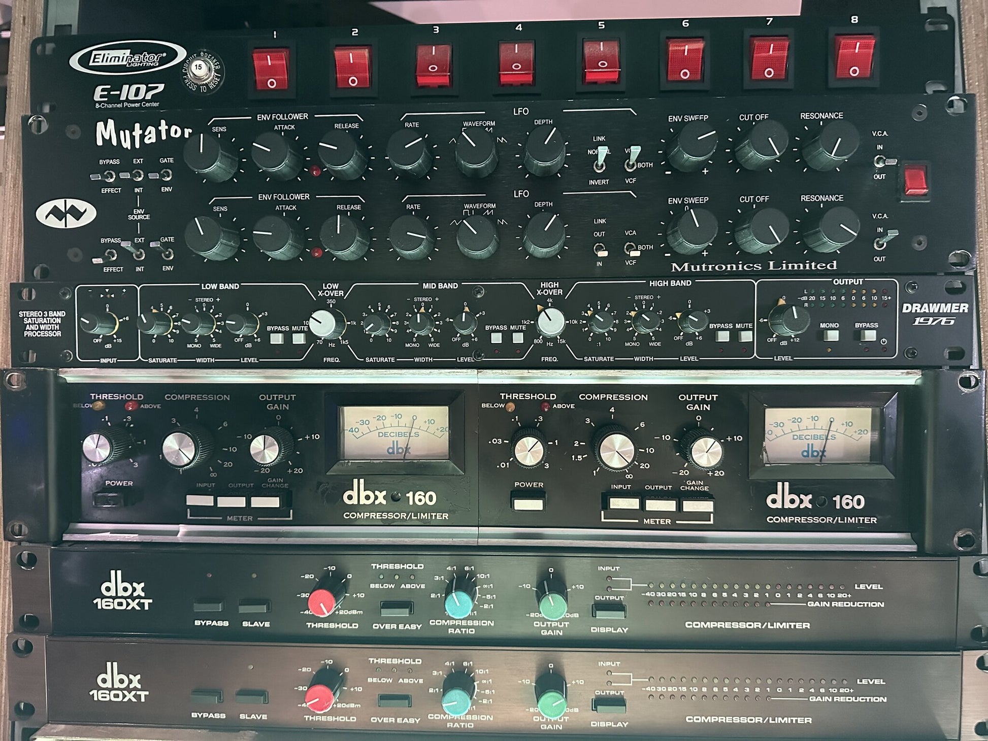 dbx 160 VU vintage VCA compressor limiter