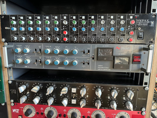 Neve 33609/C precision stereo limiter compressor front panel