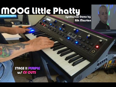 Moog Little Phatty Stage II sound demo