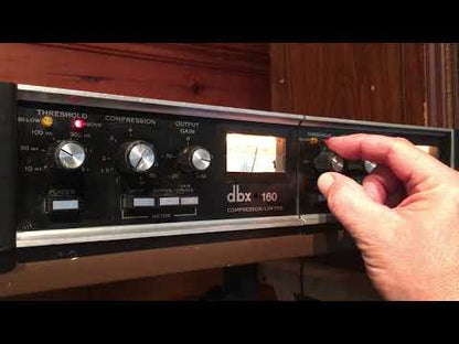 dbx 160 VU compressor drum loop demo