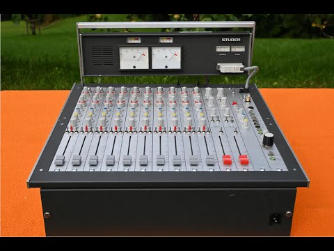Studer 169 console hardware demo