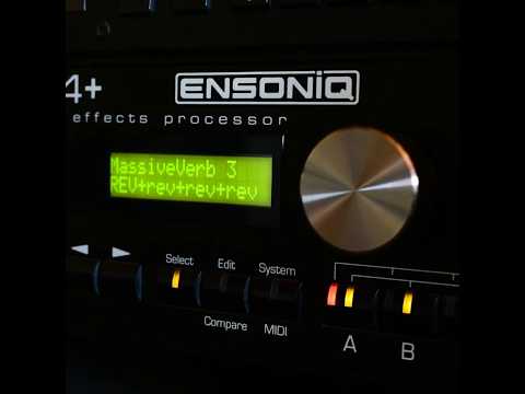 Ensoniq DP/4+ effects processor demo