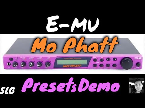 E-MU Mo'Phatt preset demo