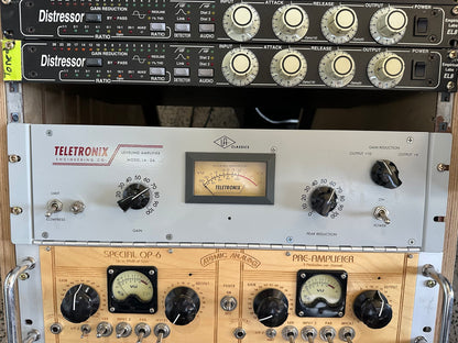 Teletronix LA-2A leveling amplifier front panel